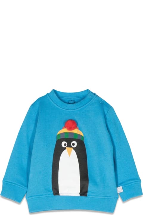 Topwear for Baby Boys Stella McCartney Kids Penguin Crewneck Sweatshirt