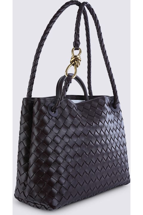أدوات منزلية Bottega Veneta Dark Barolo Leather Andiamo Bag