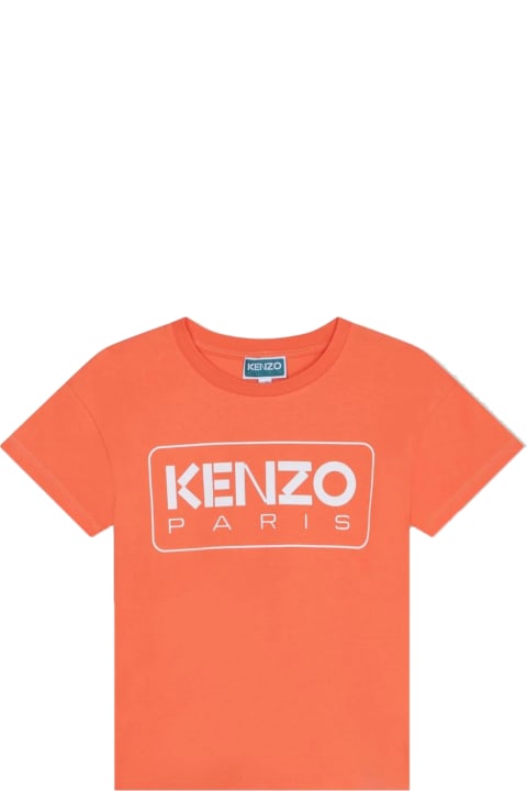 ガールズ Kenzo KidsのTシャツ＆ポロシャツ Kenzo Kids Cotton T-shirt