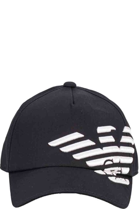 Emporio Armani Hats for Men Emporio Armani Emporio Armani Hats Black