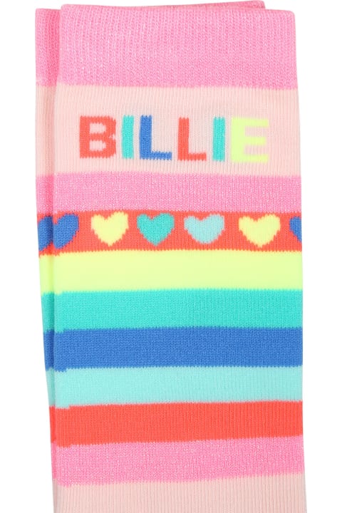 Shoes for Girls Billieblush Multicolor Socks For Girl With Logo