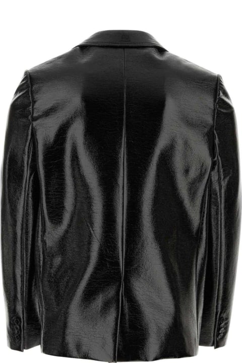 Courrèges Coats & Jackets for Men Courrèges Buttoned Leather Jacket