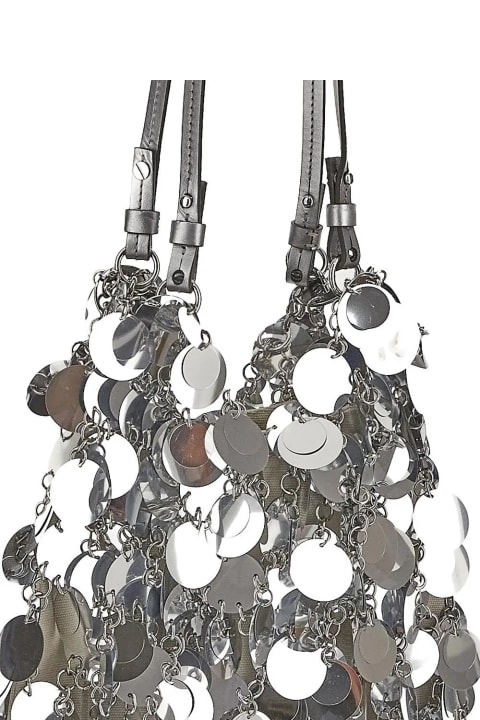[rabanne]25SS-SPARKLE LEAVES BAG(在庫処分) Rabanne Sparkle Nano Bag | Pink | FARFETCH