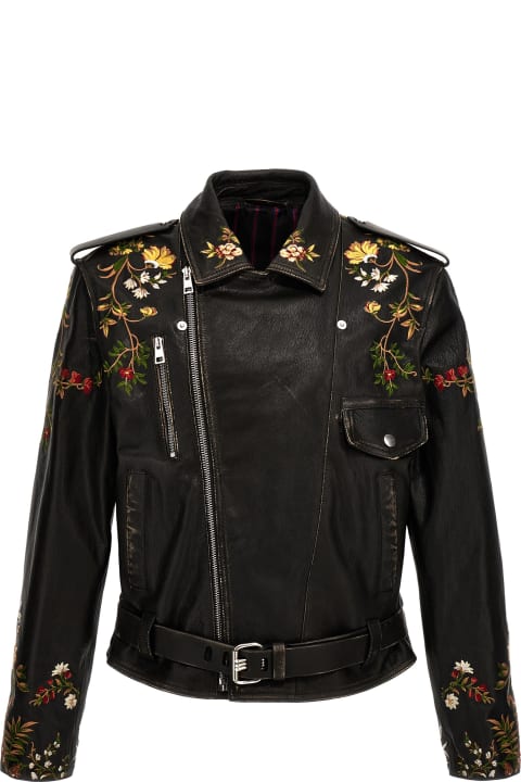Etro Coats & Jackets for Men Etro Nail Floral Embroidery