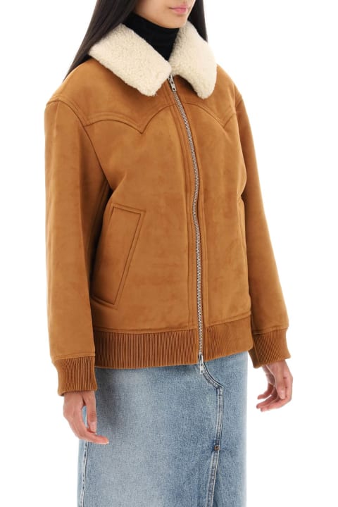STAND STUDIO for Women STAND STUDIO Lillee Eco-shearling Bomber Jacket