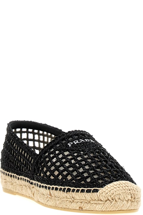 Shoes for Women Prada Woven Fabric Espadrilles