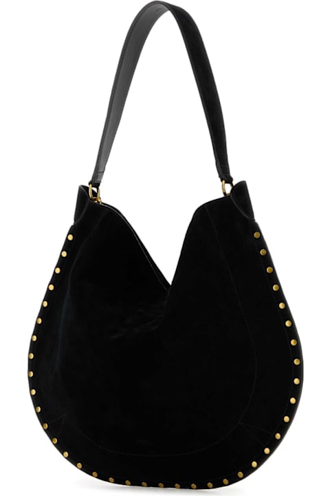 Isabel Marant Black Suede Oskan Shopping Bag