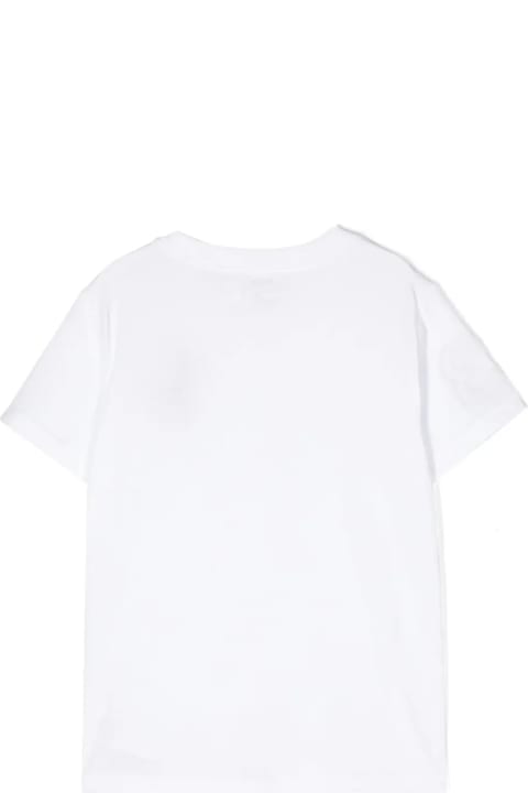 Ralph Lauren T-Shirts & Polo Shirts for Boys Ralph Lauren Pony Polo T-shirt In White And Blue
