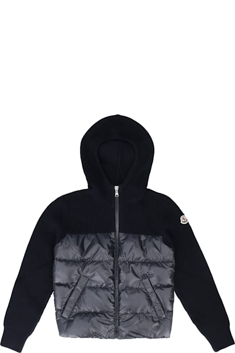 Fashion for Kids Moncler Cardigan With Padded Front Panel