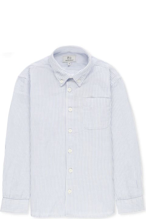 Sale for Boys Woolrich Cotton And Linen Shirt