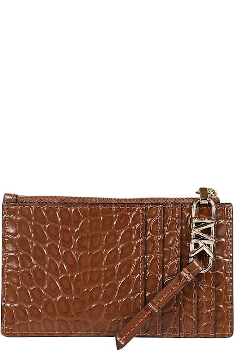 Michael Kors Hi-Tech Accessories for Women Michael Kors Empire Small Embossed Card Case