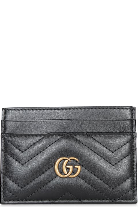 Gucci Wallets for Women Gucci Marmont Black Cardholder