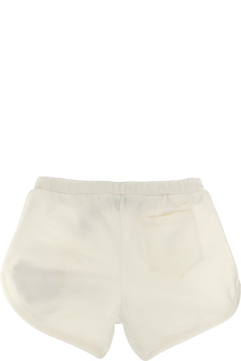 Bottoms for Girls Versace Logo Embroidery Shorts