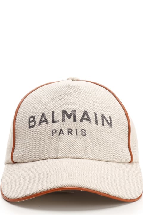 ウィメンズ Balmainの帽子 Balmain Baseball Hat With Logo