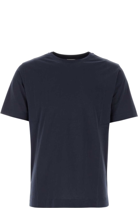 Dries Van Noten for Men Dries Van Noten Midnight Blue Cotton T-shirt
