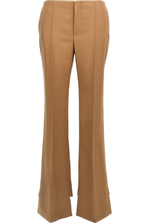 Chloé Pants & Shorts for Women Chloé Asymmetrical Hem Pants