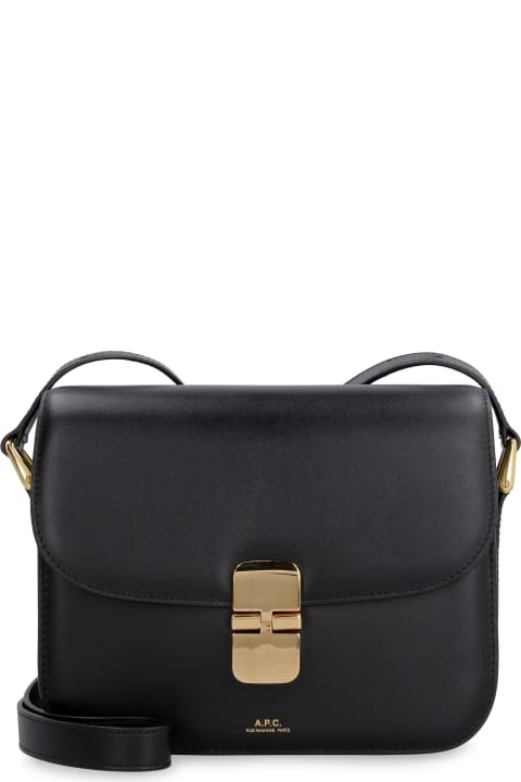 Fashion for Women A.P.C. Grace Leather Crossbody Bag
