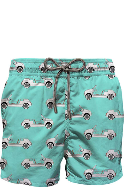 MC2 Saint Barth for Men MC2 Saint Barth Graphic Printed Drawstring Swim Shorts