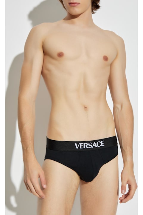 Homeware Versace Versace 2-pack Of Cotton Briefs