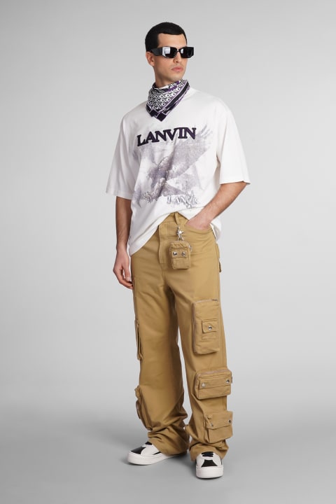 Topwear for Men Lanvin T-shirt In White Cotton