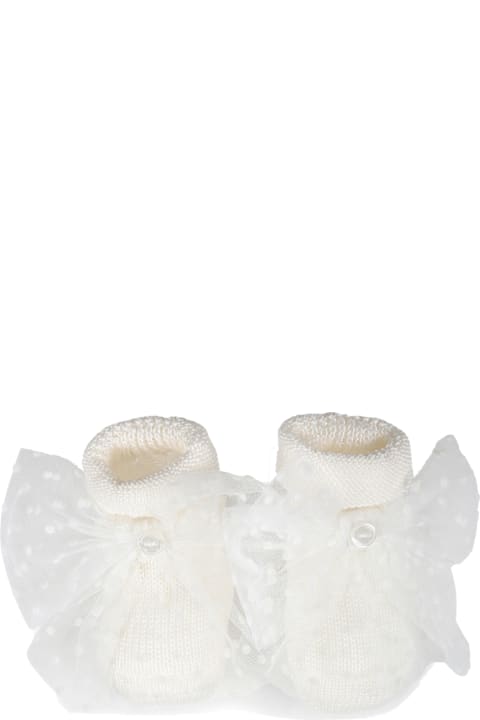 Monnalisa for Kids Monnalisa White Socks For Baby Girl