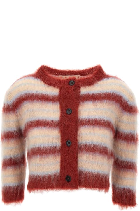 Sweaters for Women Marni 'iconic Brushed Stripes' Mohair Cardigan