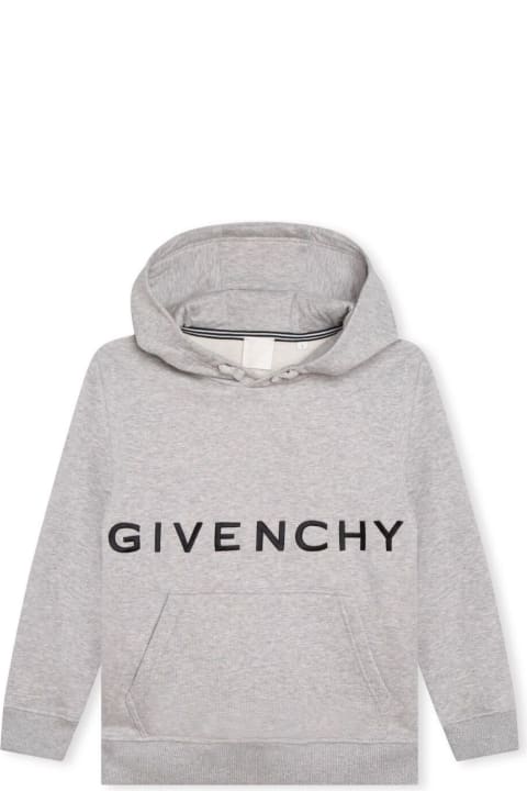 Givenchy for Boys Givenchy Grey Sweatshirt With Disney X Oswald 'cartoon' Print In Cotton Blend Boy
