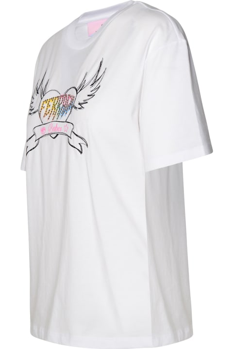 Topwear for Women Chiara Ferragni White Cotton T-shirt