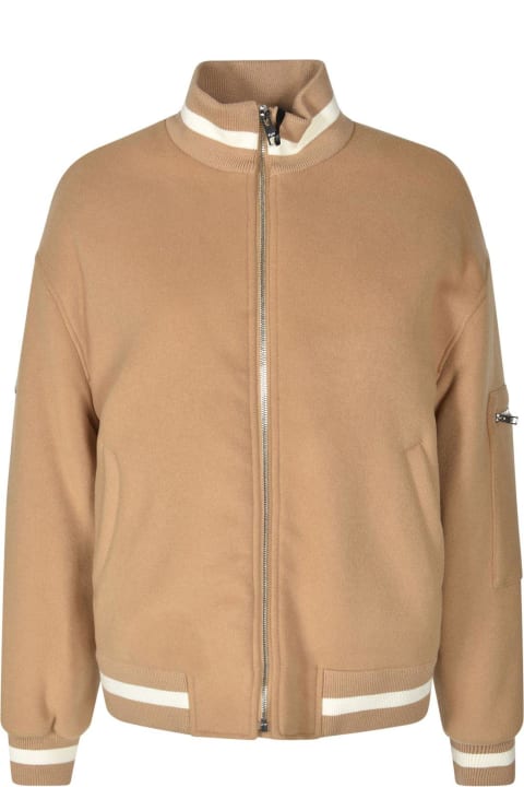 MSGM Coats & Jackets for Women MSGM Zip-up Long-sleeved Bomber Jacket