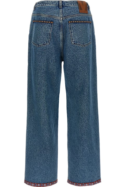 Homeware Valentino Garavani Valentino Garavani Floral Insert Jeans