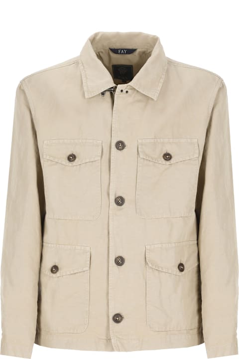 Homeware Fay Cotton And Linen Jacket