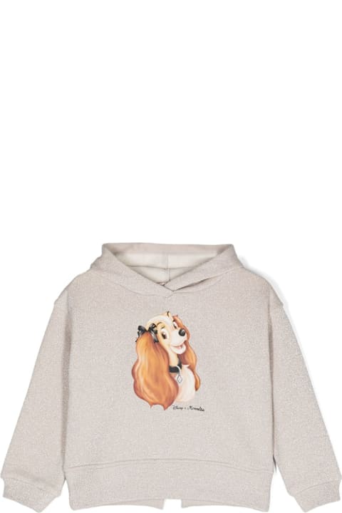 Homeware Monnalisa Beige Sweatshirt Girl