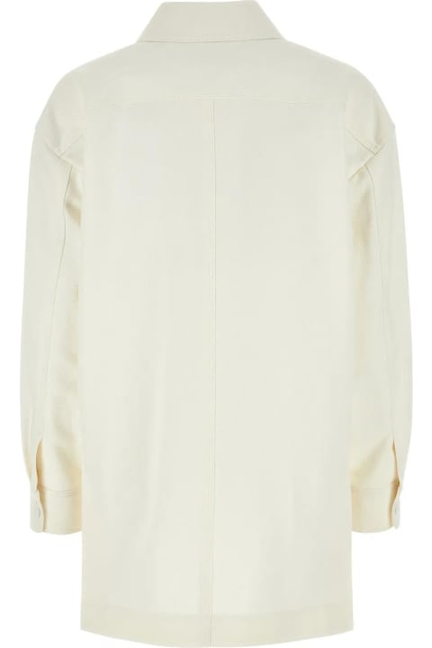 Homeware Max Mara White Cotton Oversize Ragtime Blazer Max Mara
