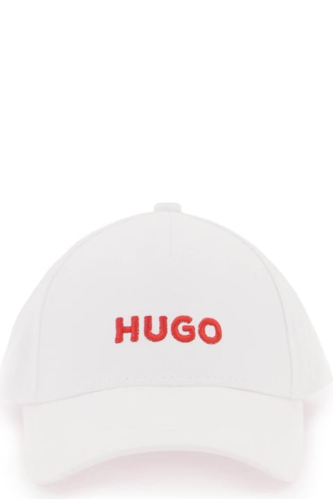 メンズ Hugo Bossのコート＆ジャケット Hugo Boss Baseball Cap With Embroidered Logo