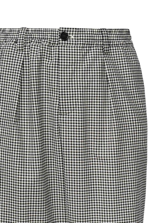 Marni for Men Marni Checked Wool Trousers