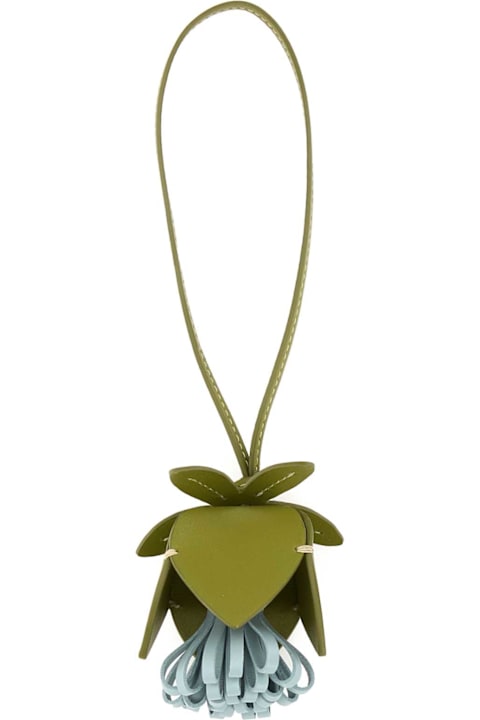 Keyrings for Women Miu Miu Multicolor Leather Charm