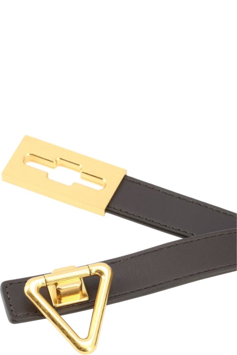 Belts for Women Bottega Veneta Triangle Buckle Belt