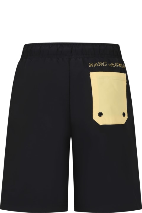 Fashion for Women Marc Jacobs Black Swim Shorts For Boy With Smile