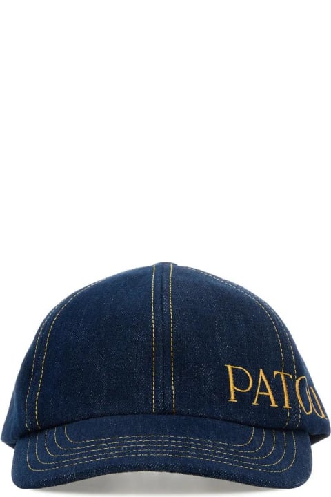 Patou Hats for Women Patou Blue Denim Baseball Cap