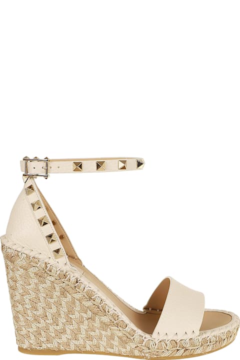 Homeware Valentino Garavani Wedge Espadrillas Rockstud Double T. 15/105