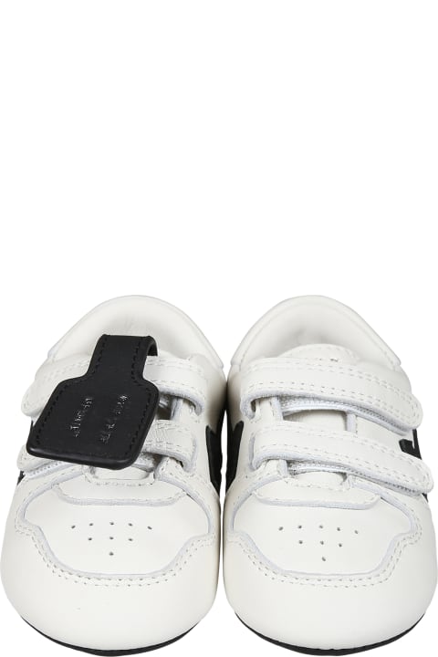 ベビーボーイズ Off-Whiteのシューズ Off-White White Sneakers For Baby Kids With Iconic Arrow