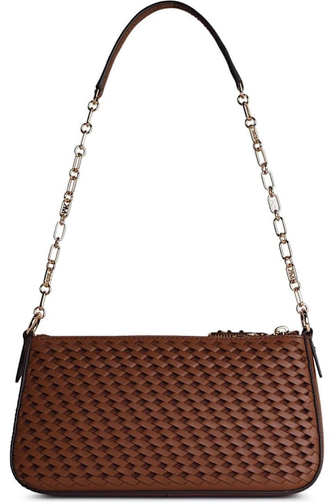 Homeware Michael Kors Empire Medium Woven Chainlink Pochette