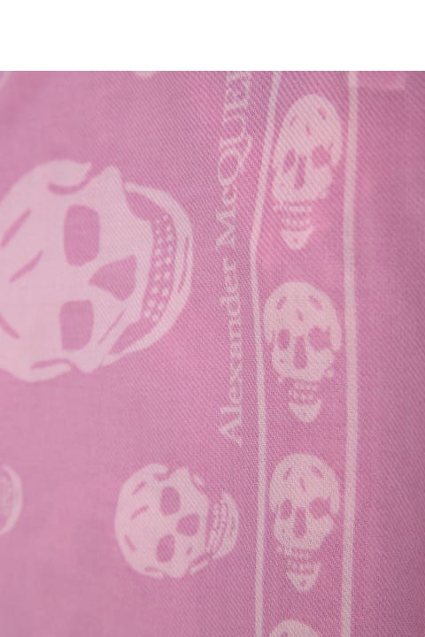 Alexander McQueen Scarves & Wraps for Women Alexander McQueen Scarf With Skull Motif