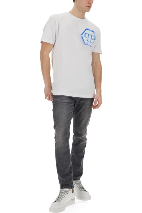 Philipp Plein Topwear for Men Philipp Plein T-shirt With Logo