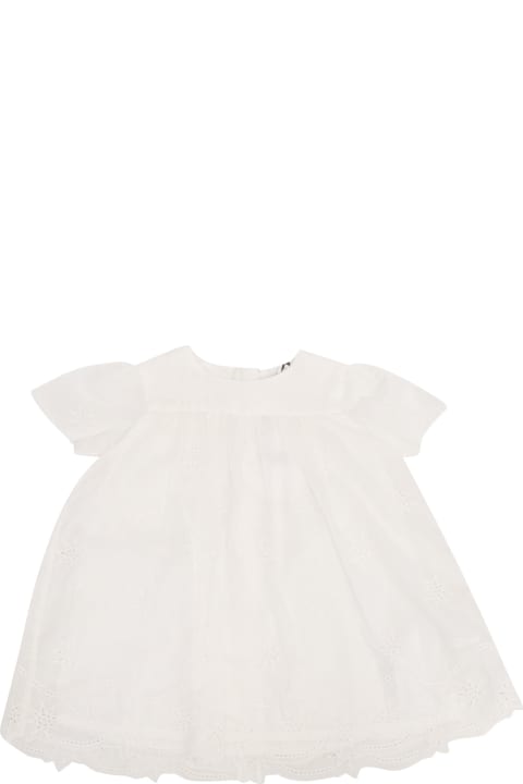 Homeware Chloé Off-white Short-sleeved Dress And Culotte Set