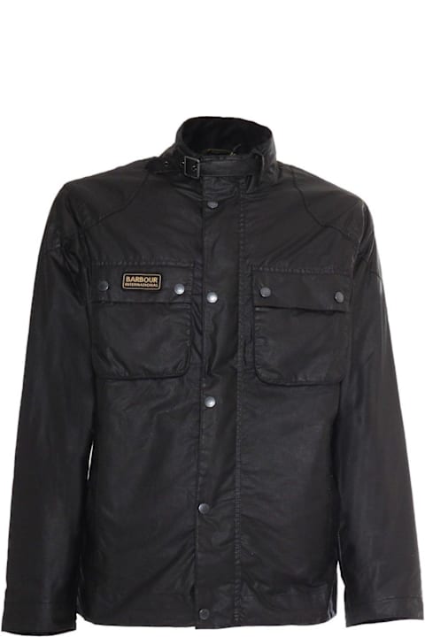 Barbour for Kids Barbour Logo-patch Long-sleeved Jacket