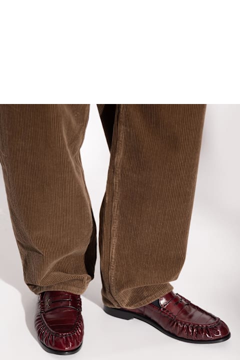 آخر صيحات الموضة من السيدات Saint Laurent Saint Laurent Leather Loafers