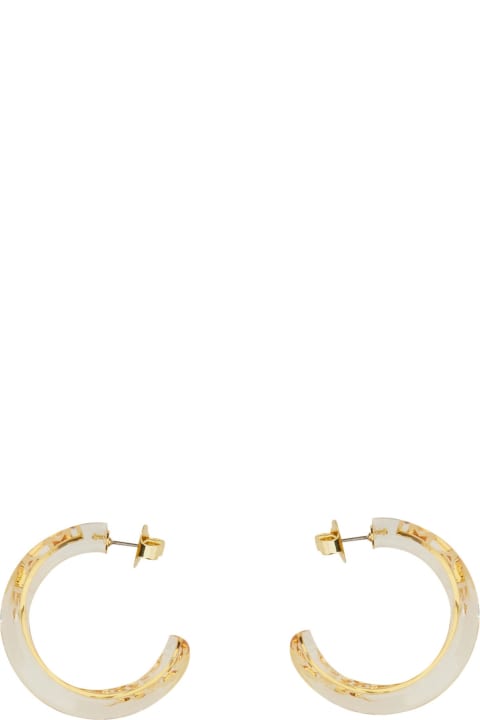 Marc Jacobs The Monogram Hoop Earrings