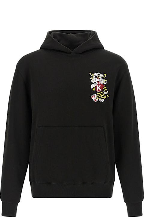 Kenzo for Kids Kenzo 'wild Tiger Embroidered' Hoodie