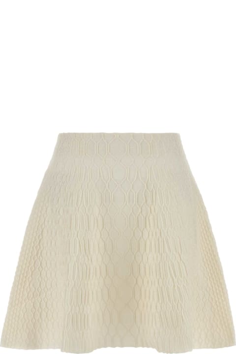 Homeware Balmain Ivory Knit Skirt